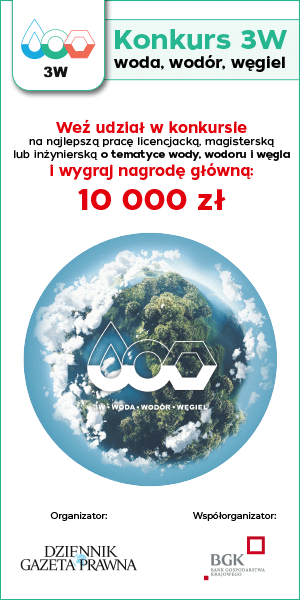 Konkurs 3W – woda, wodór, węgiel