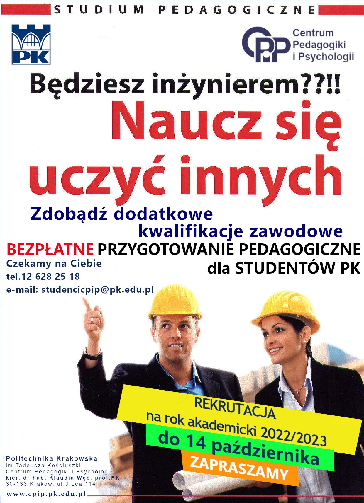 CPIP zaprasza na kurs przygotowania pedagogicznego
