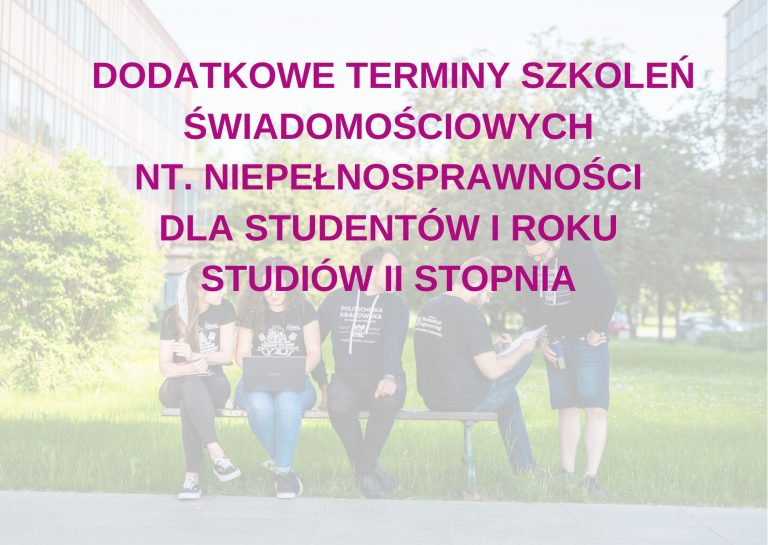 Dodatkowe terminy obowiązkowych szkoleń świadomościowych