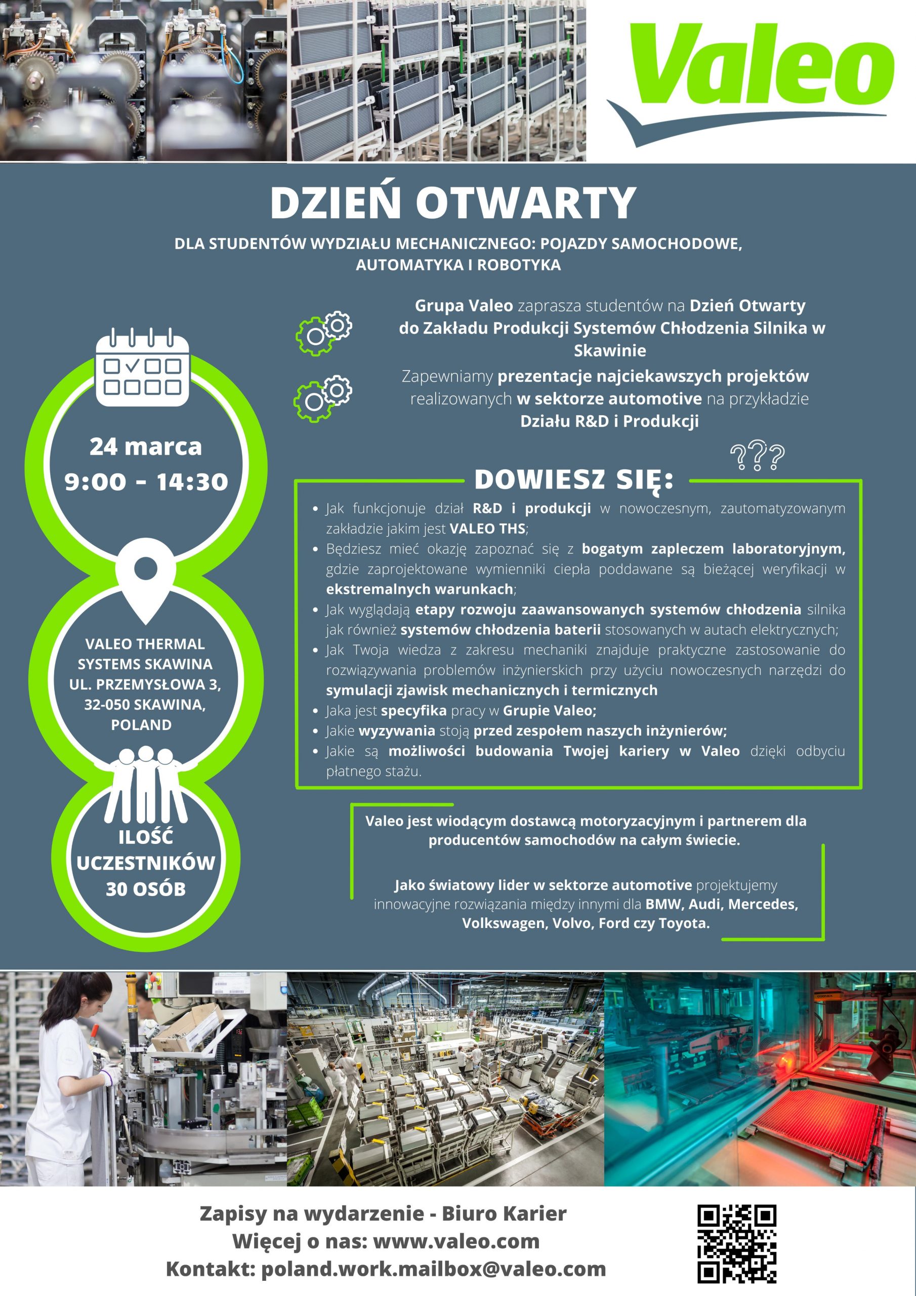 Dzień otwarty w firmie Valeo