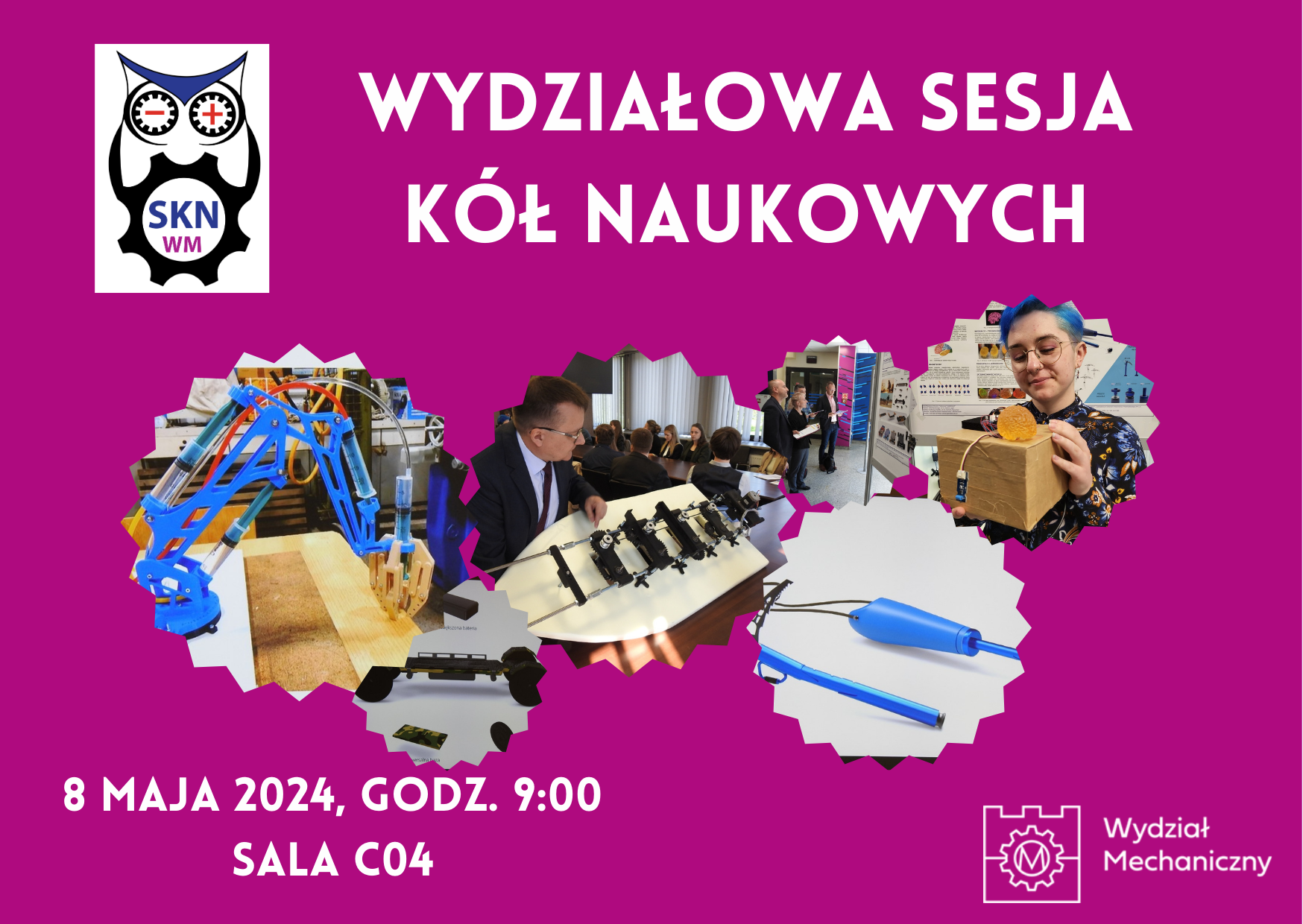 Zapraszamy na Wydziałową Sesję Kół Naukowych!